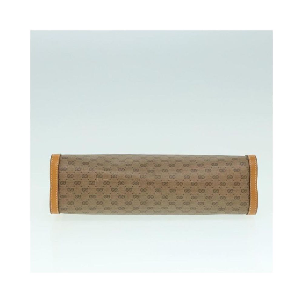 Pre Loved GUCCI GG Canvas Clutch BeigeBrown Womens Bag - Picture 6 of 8
